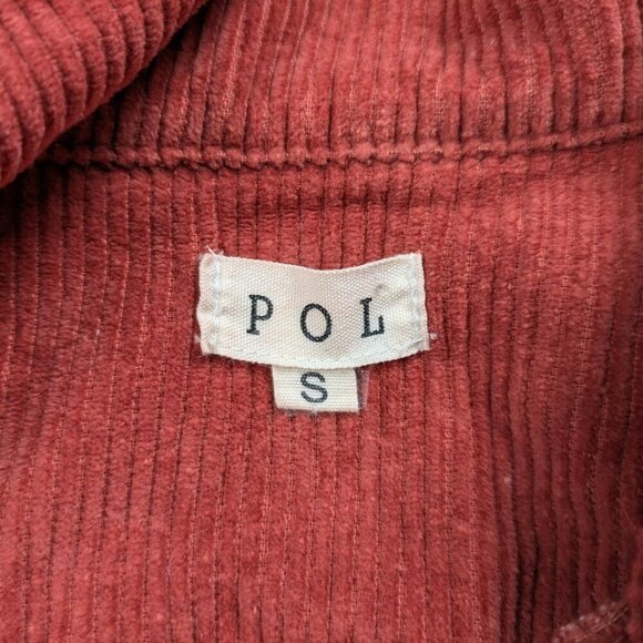 POL by Anthropologie Distressed Wide Corduroy Jacket Size Small - Picture 3 of 8